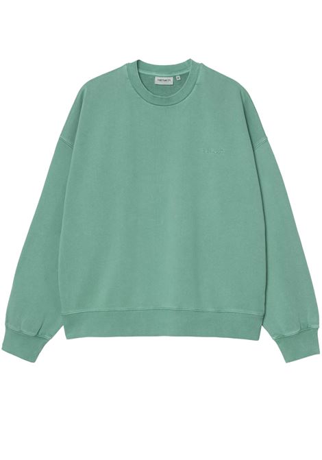 felpa benton uomo verde CARHARTT WIP | I0354363IC.GD